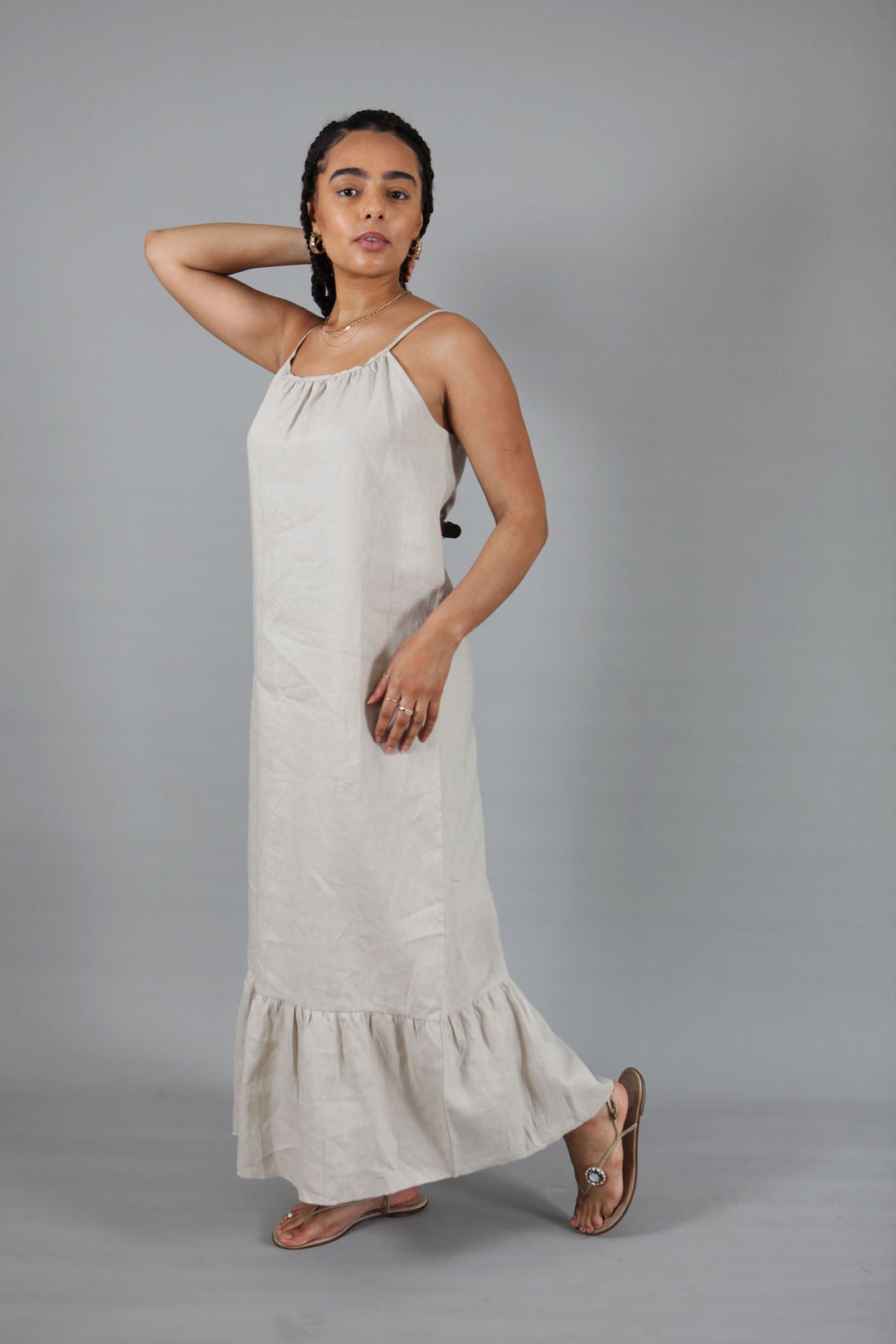 Winnie Linen Sundress for Women - gallery
