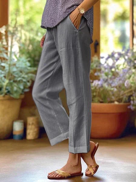 Lightweight Wide-Leg Trousers for Summer