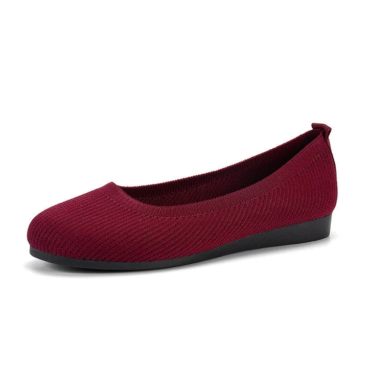 Romina Flat Ballet Shoes with Breathable Mesh Upper
