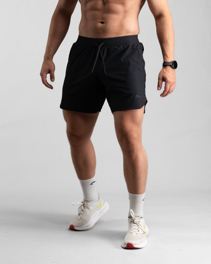 Elite Performance Shorts in Midnight Blue for Men - gallery