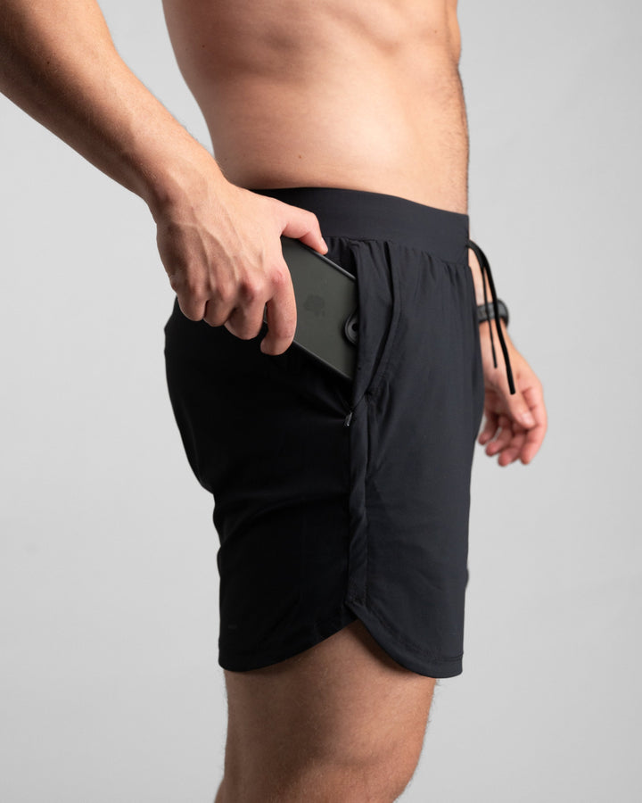 Elite Performance Shorts in Midnight Blue for Men - gallery