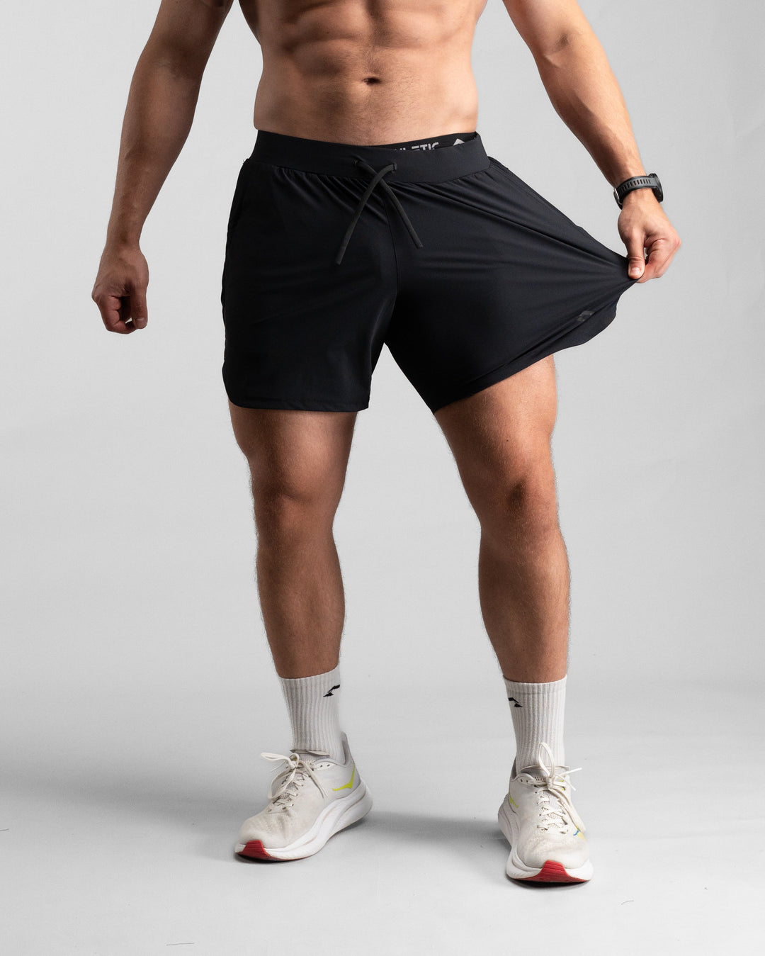 Elite Performance Shorts in Midnight Blue for Men - gallery