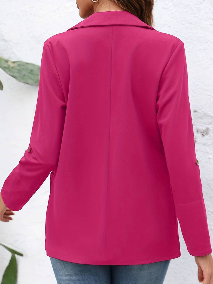 Open-Front Blazer with an Unstructured Relaxed Cut