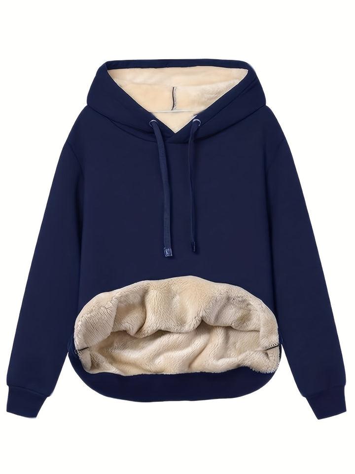 Calliope Fleece Hoodie - Snug Winter Warmth for Women