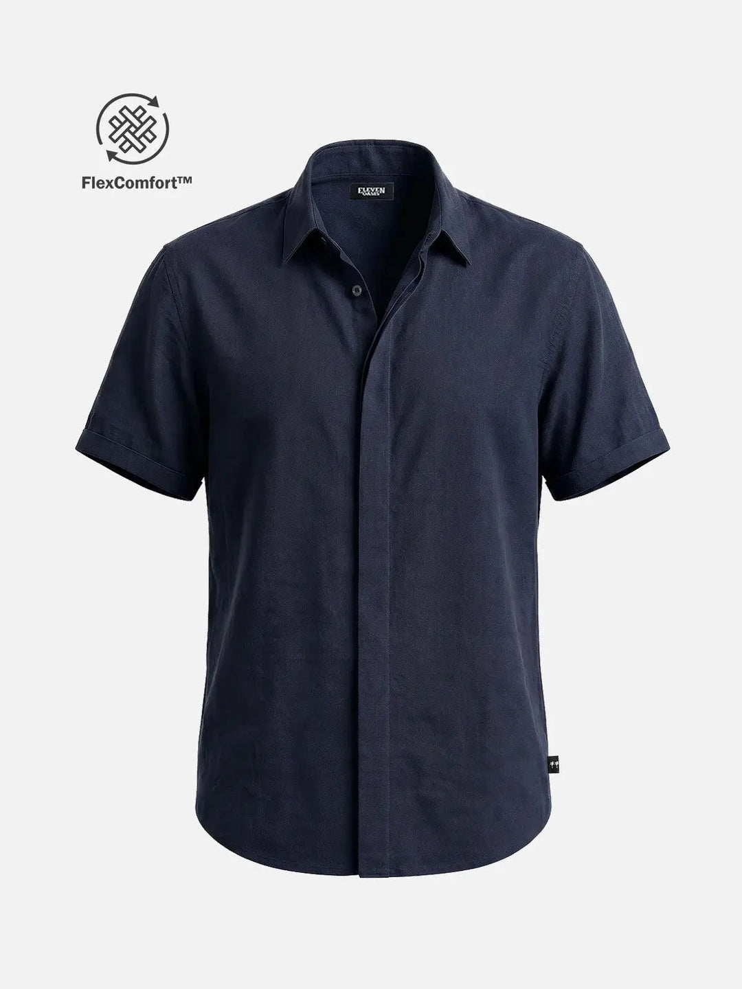 Linen Cotton Blend Short Sleeve Shirt for Men - gallery