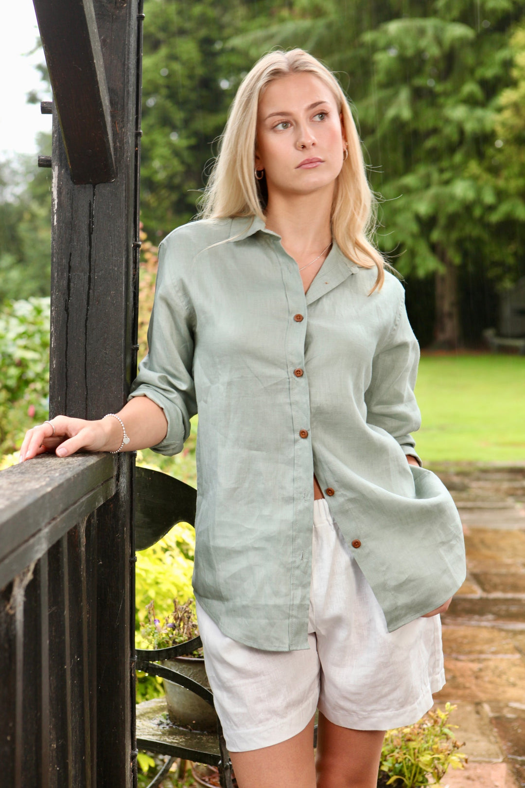 Freddie Linen Shirt | Classic Button Shirt — gallery