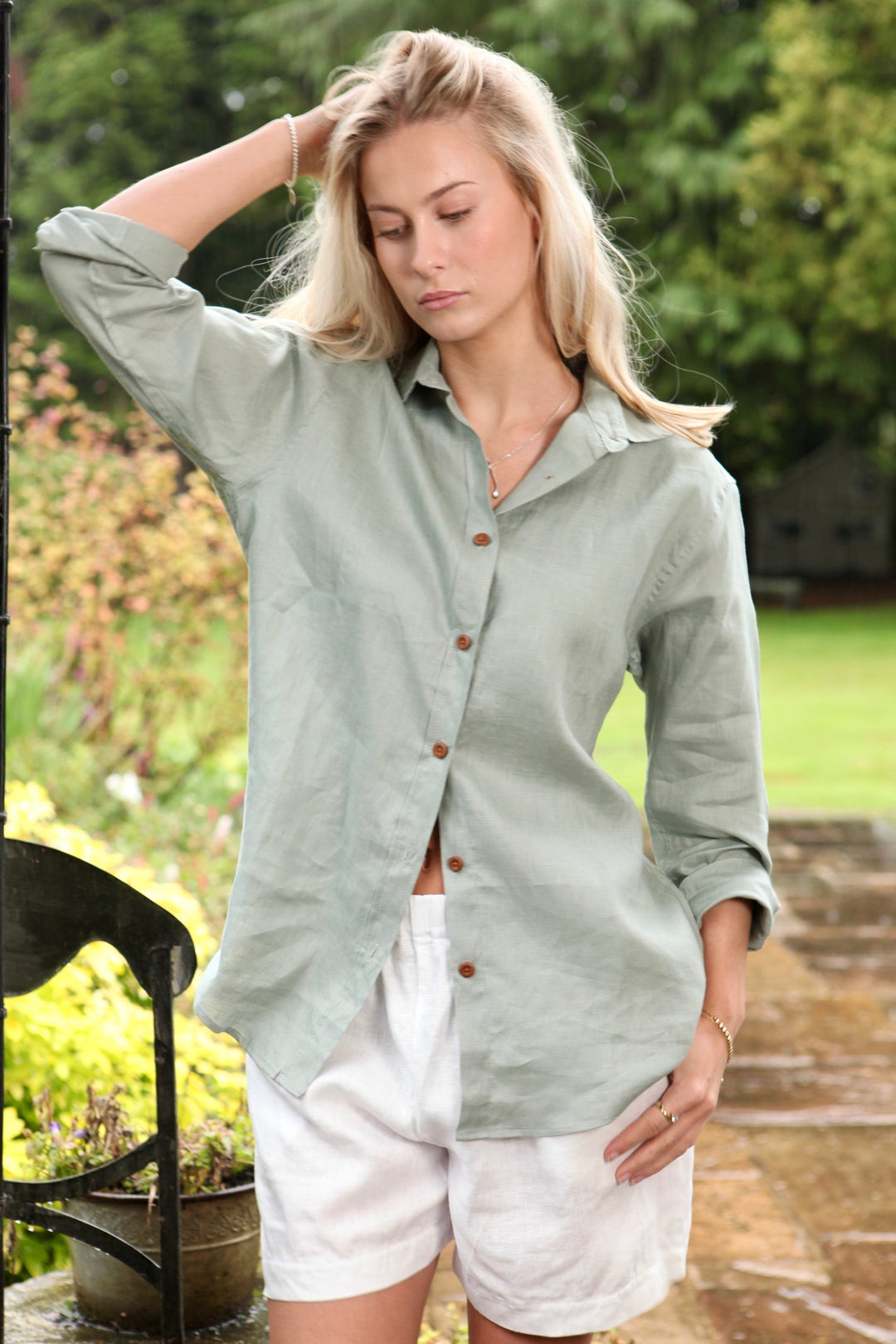 Freddie Linen Shirt | Classic Button Shirt — gallery