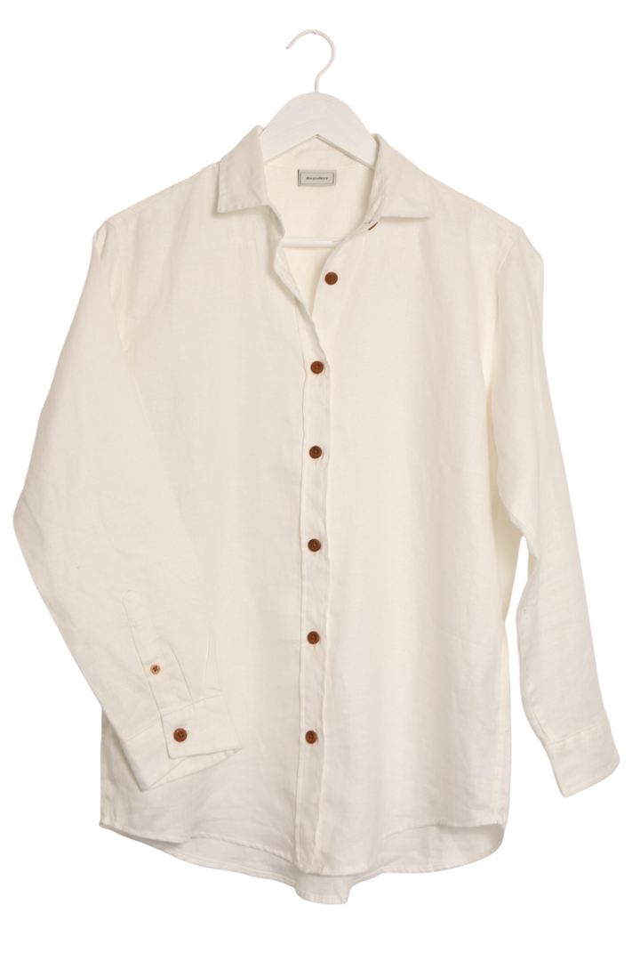Freddie Linen Shirt Top for Women - gallery