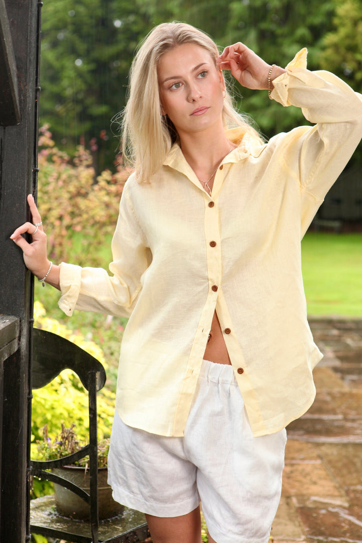 Freddie Linen Shirt | Classic Button Shirt — gallery