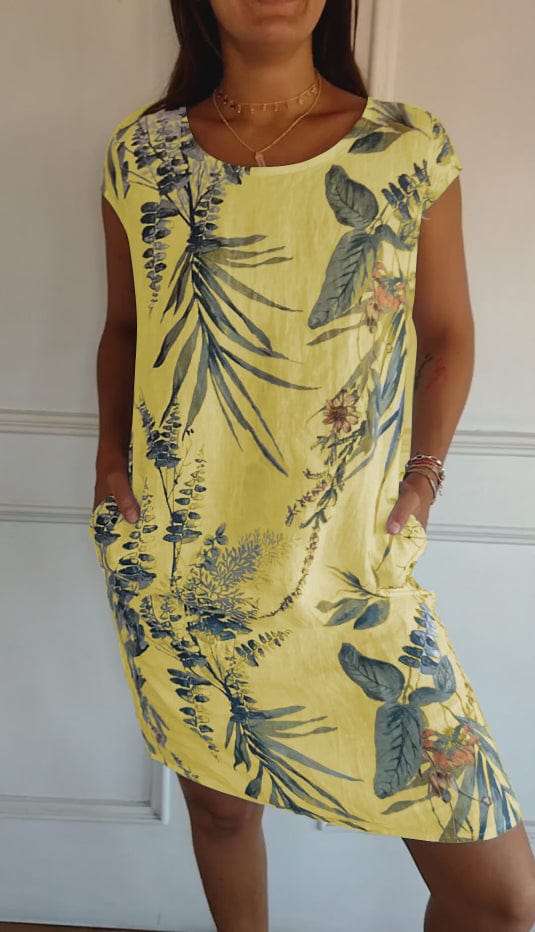 Round Neck Jersey Dress for Easy Summer Dressing
