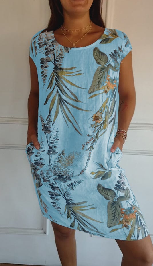 Round Neck Jersey Dress for Easy Summer Dressing