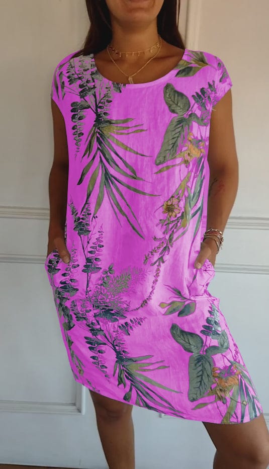 Round Neck Jersey Dress for Easy Summer Dressing