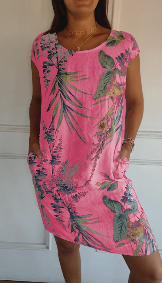 Round Neck Jersey Dress for Easy Summer Dressing