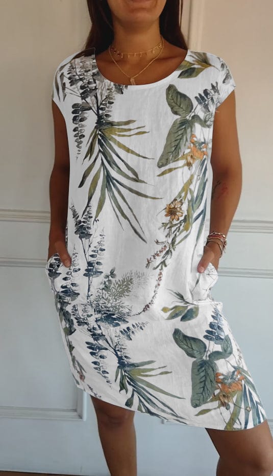 Round Neck Jersey Dress for Easy Summer Dressing