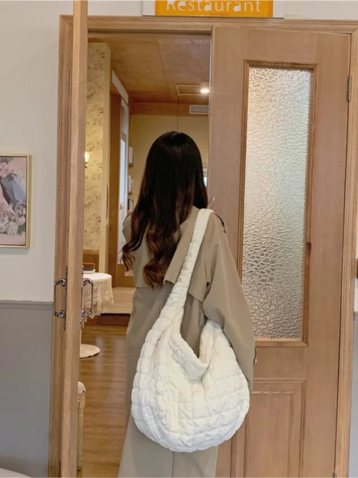 Lightweight Down Shoulder Bag, Roomy Everyday Carry