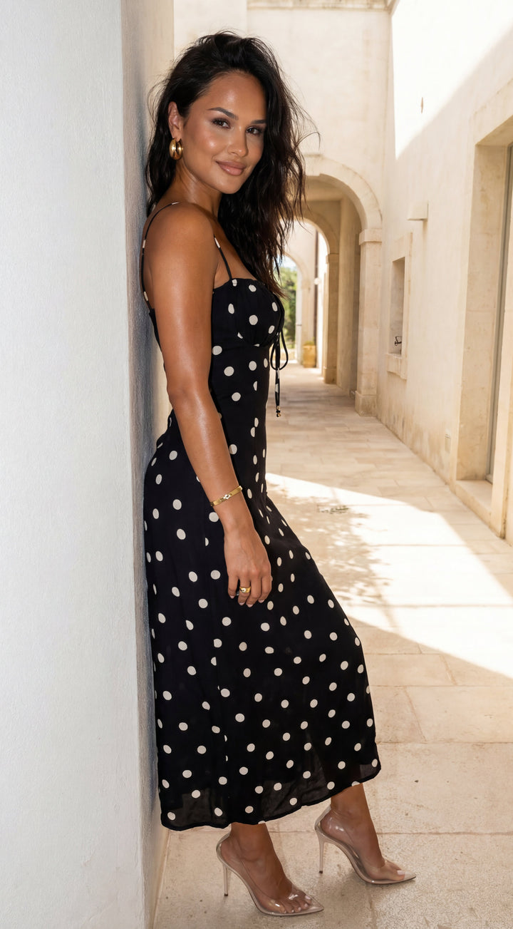 Lottie Polka Dot Maxi Dress for Women - gallery