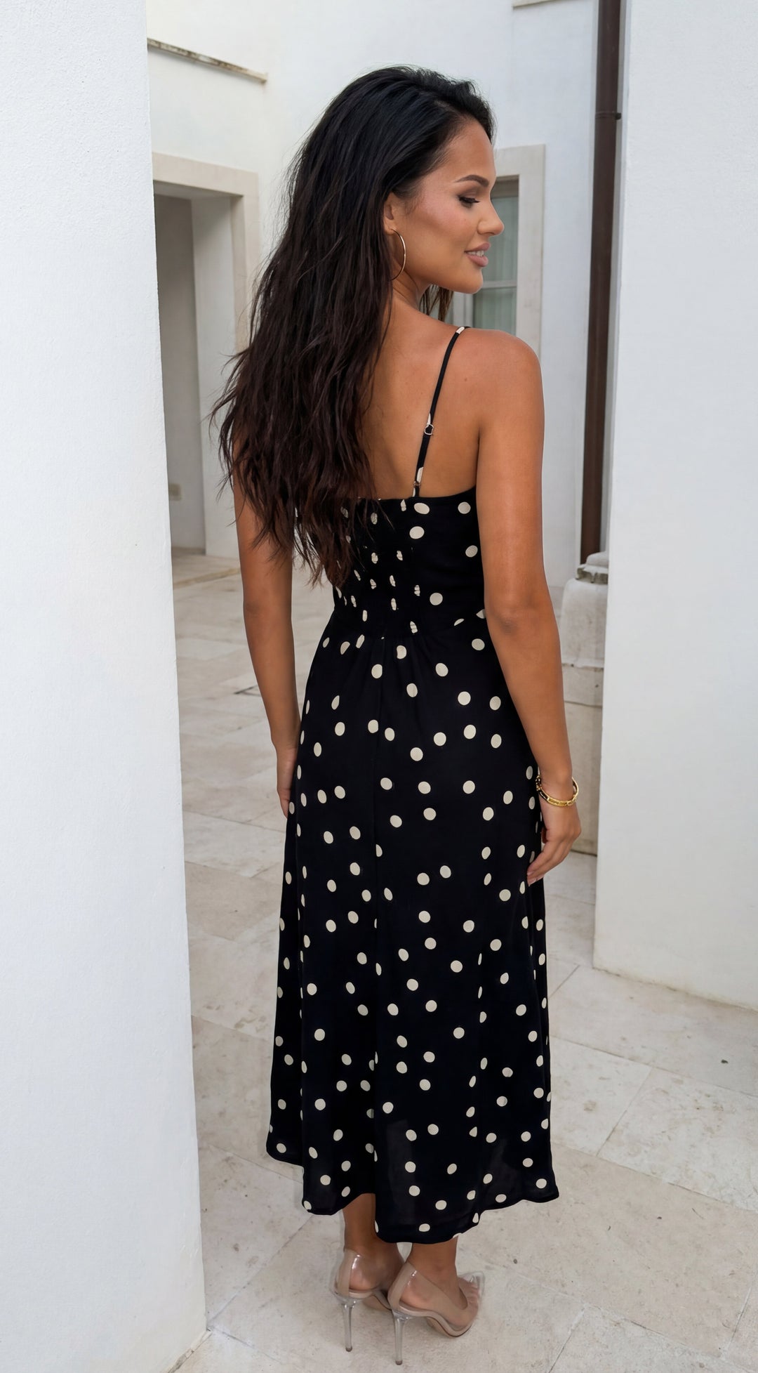 Lottie Polka Dot Maxi Dress for Women - gallery