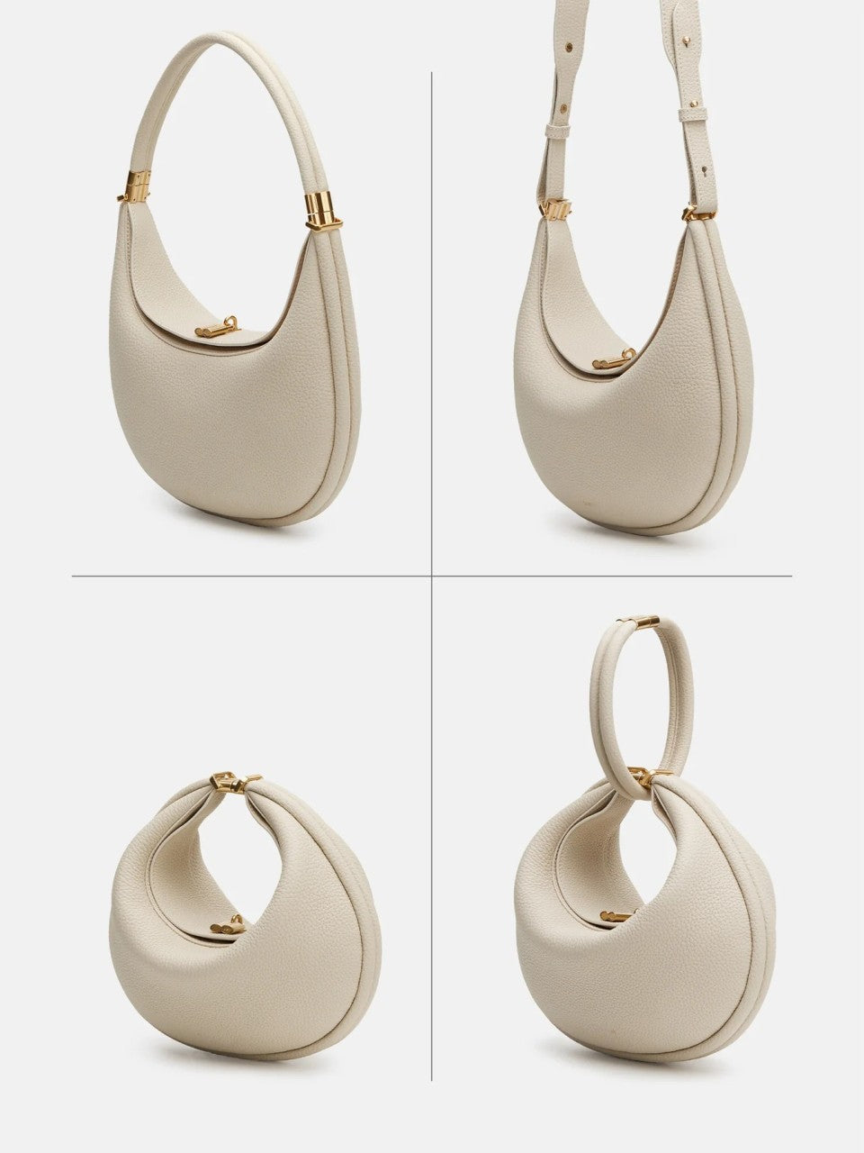Convertible 4-in-1 Shoulder and Clutch Bag for Women