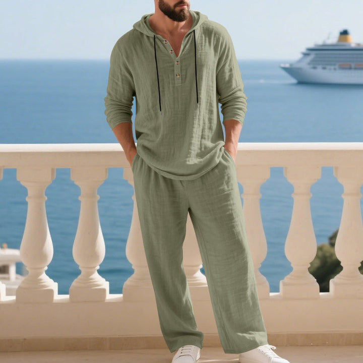 Premium Lightweight Summer Jacket for Men - Sage Green