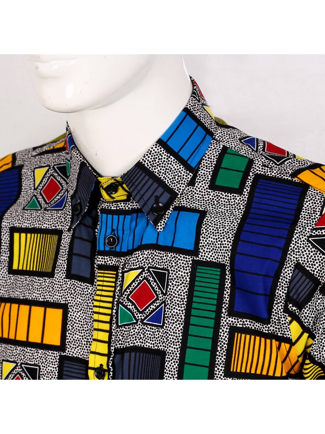 Justice African Print Long Sleeve Shirt for Men - gallery