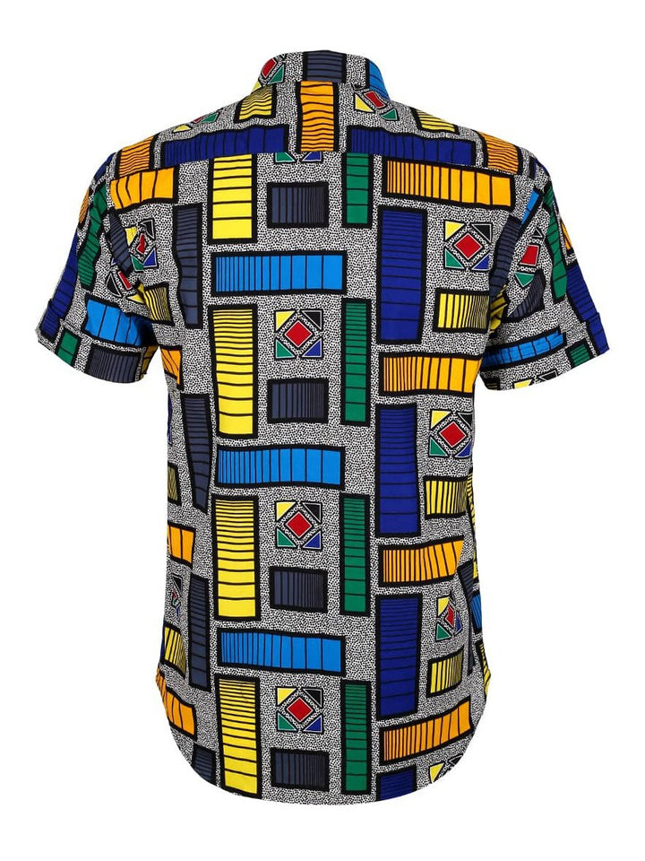 Justice African Print Long Sleeve Shirt for Men - gallery