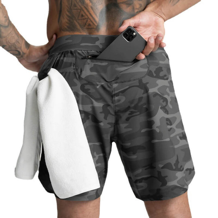 Outside Length Workout Shorts Without Liner for Men - gallery