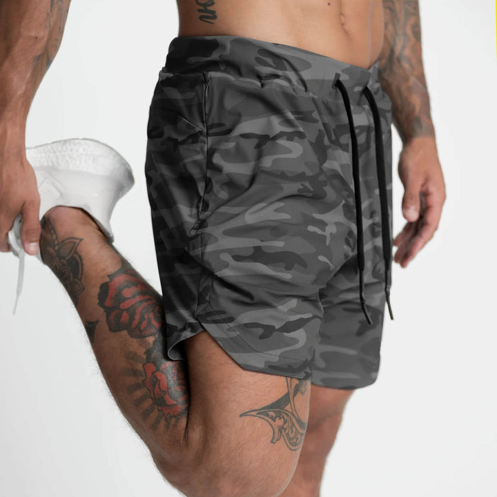 Outside Length Workout Shorts Without Liner for Men - gallery