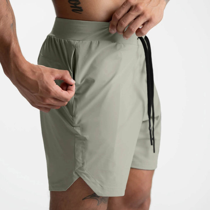Outside Length Workout Shorts Without Liner for Men - gallery