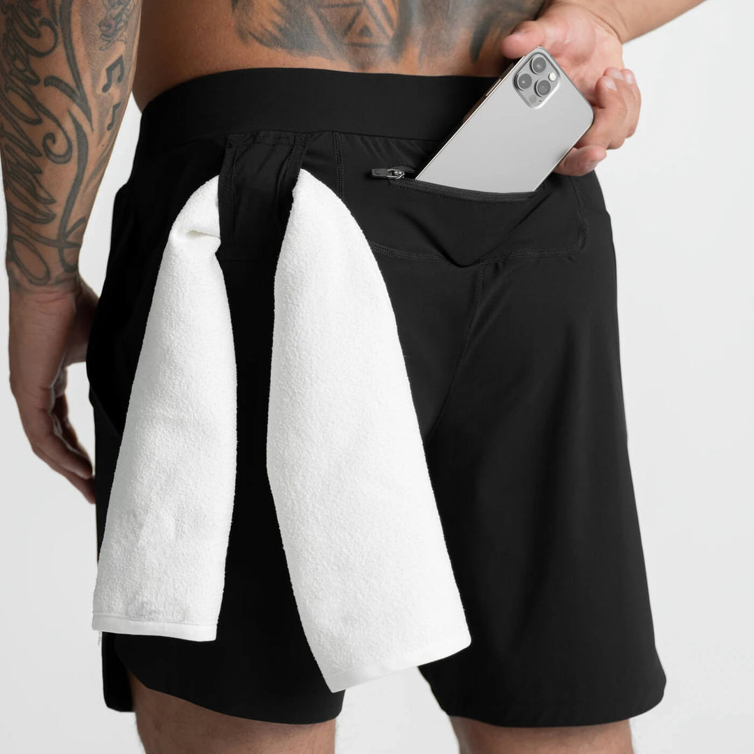Outside Length Workout Shorts Without Liner for Men - gallery