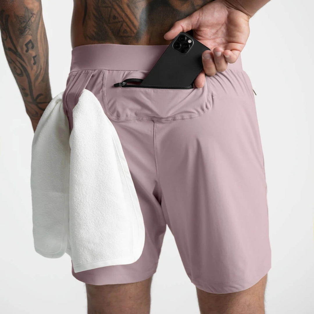 Outside Length Workout Shorts Without Liner for Men - gallery