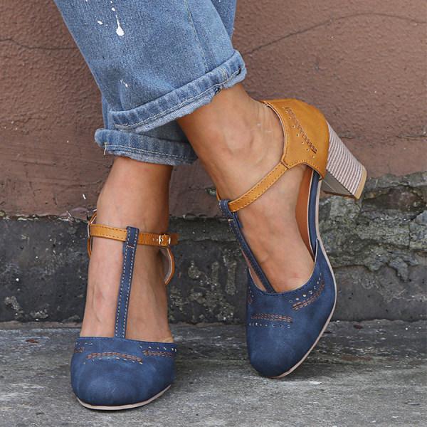 Vintage-Inspired Heels with a Pointed Toe - Women's