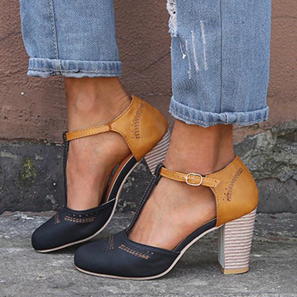 Vintage-Inspired Heels with a Pointed Toe - Women's