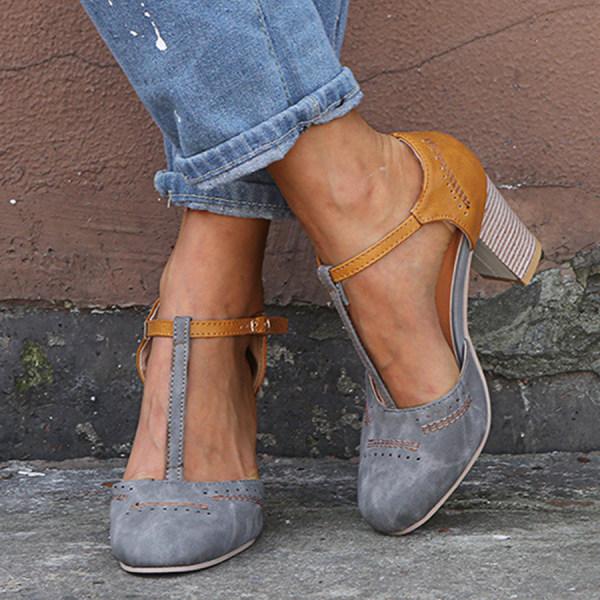 Vintage-Inspired Heels with a Pointed Toe - Women's