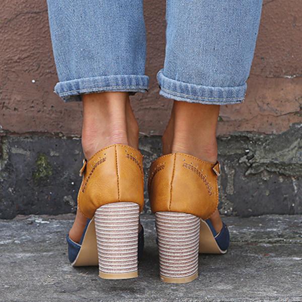 Vintage-Inspired Heels with a Pointed Toe - Women's
