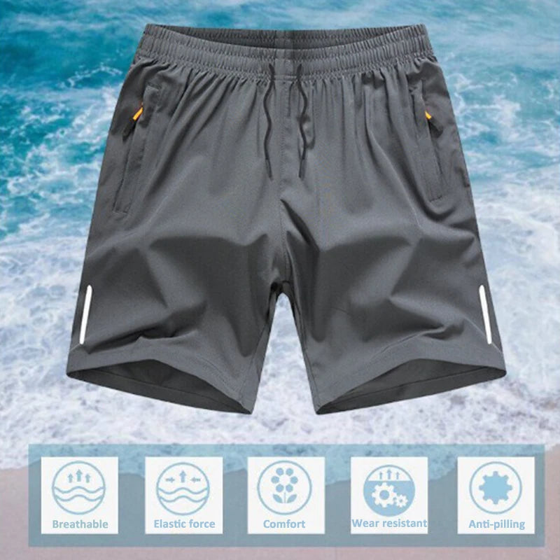 Breathable Silk Running Shorts for Men - gallery