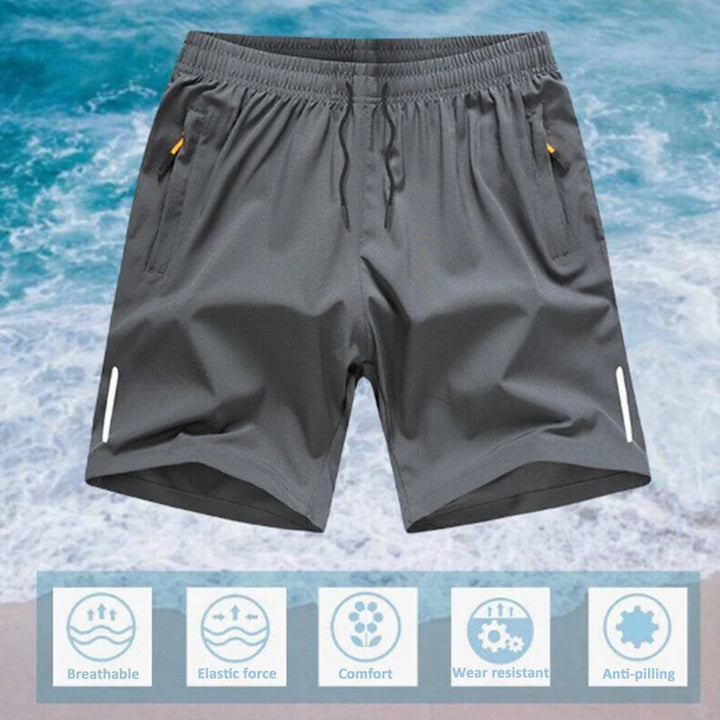 Breathable Silk Running Shorts for Men - gallery