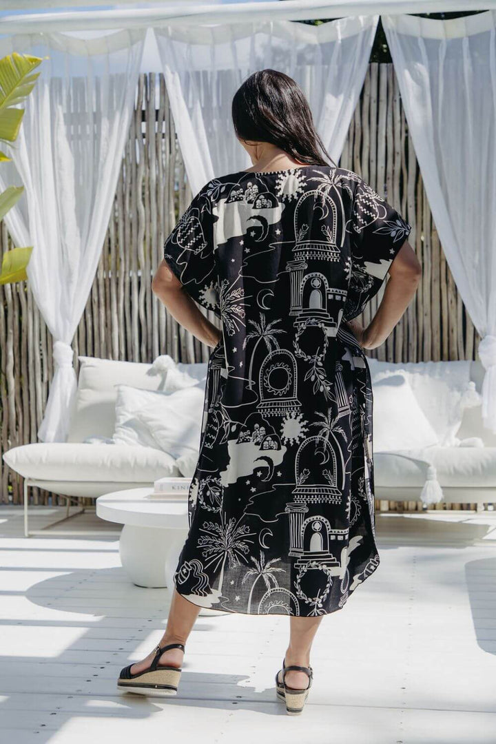 Juno Long Kaftan Dress for Women - gallery