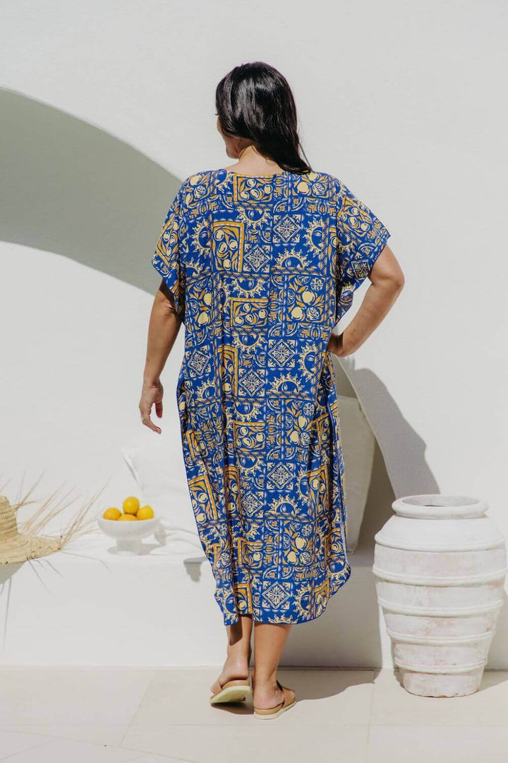 Margot Long Kaftan Dress for Women - gallery
