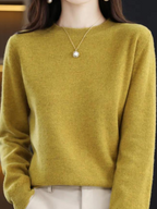 Cozy Long-Sleeve Wool Sweater for Ultimate Warmth