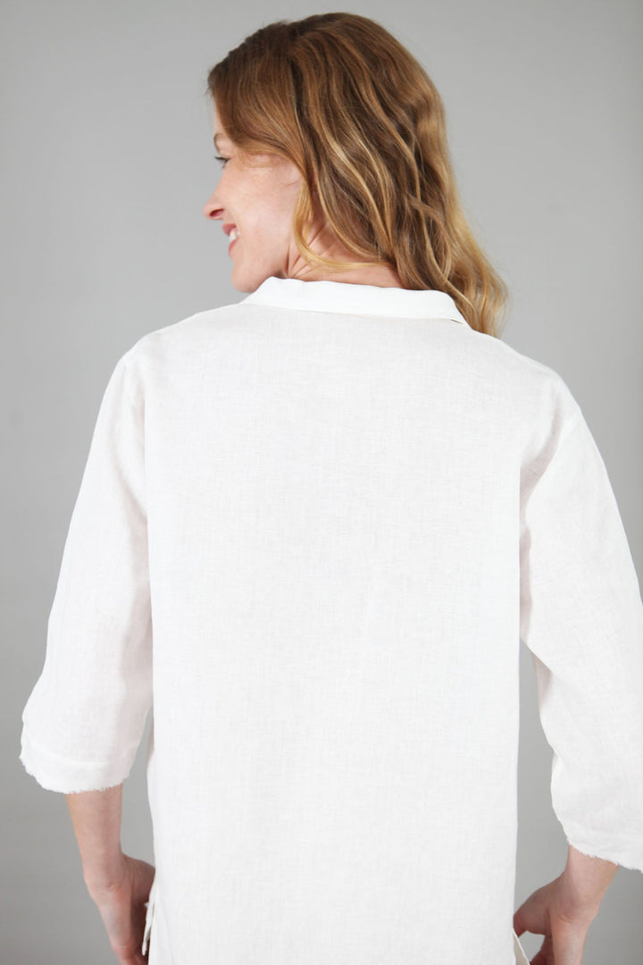 Lizzie Linen Shirt Top for Women - gallery