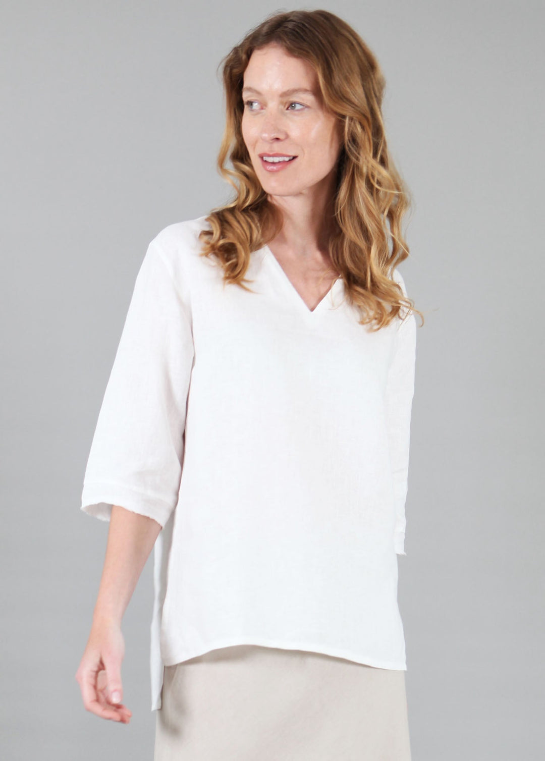 Lizzie Linen Shirt | Collared Shirt — gallery