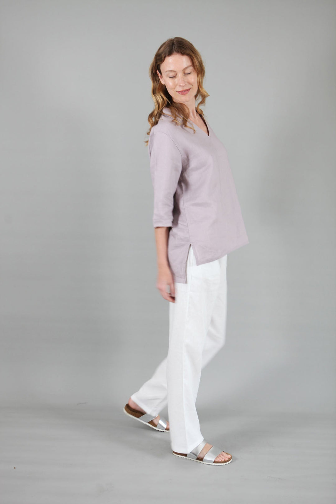 Lizzie Linen Shirt Top for Women - gallery