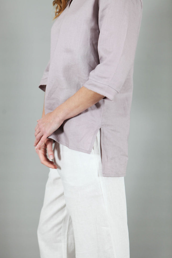 Lizzie Linen Shirt | Collared Shirt — gallery