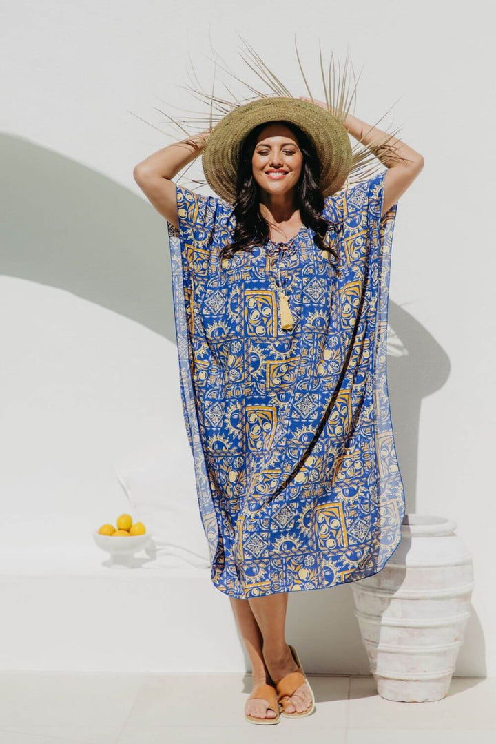 Margot Long Kaftan Dress for Women