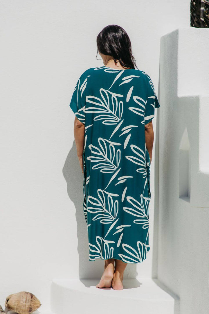 Celeste Long Kaftan Dress for Women - gallery
