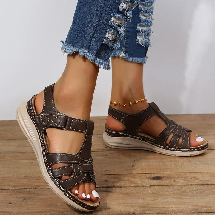 Cushioned Flat Sandals for Warm-Weather Days