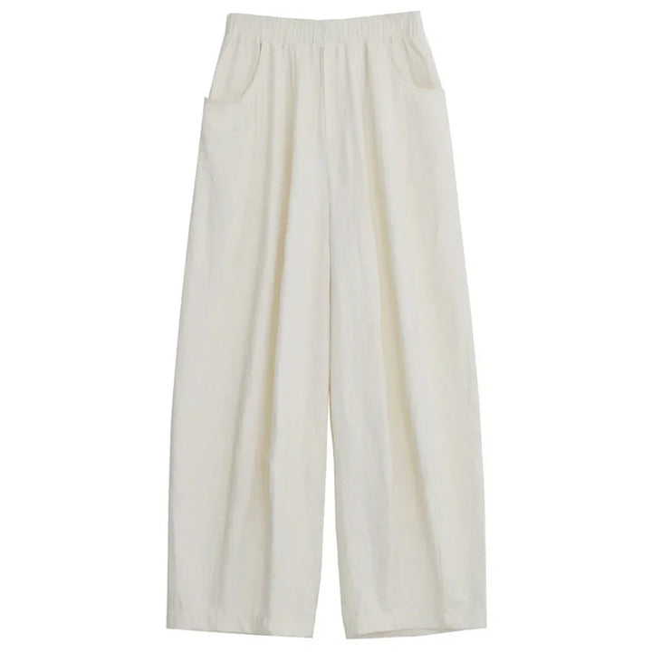 Chill Vibe Aesthetic Wide-Leg Trouser Elastic Waist Pants Trousers - gallery
