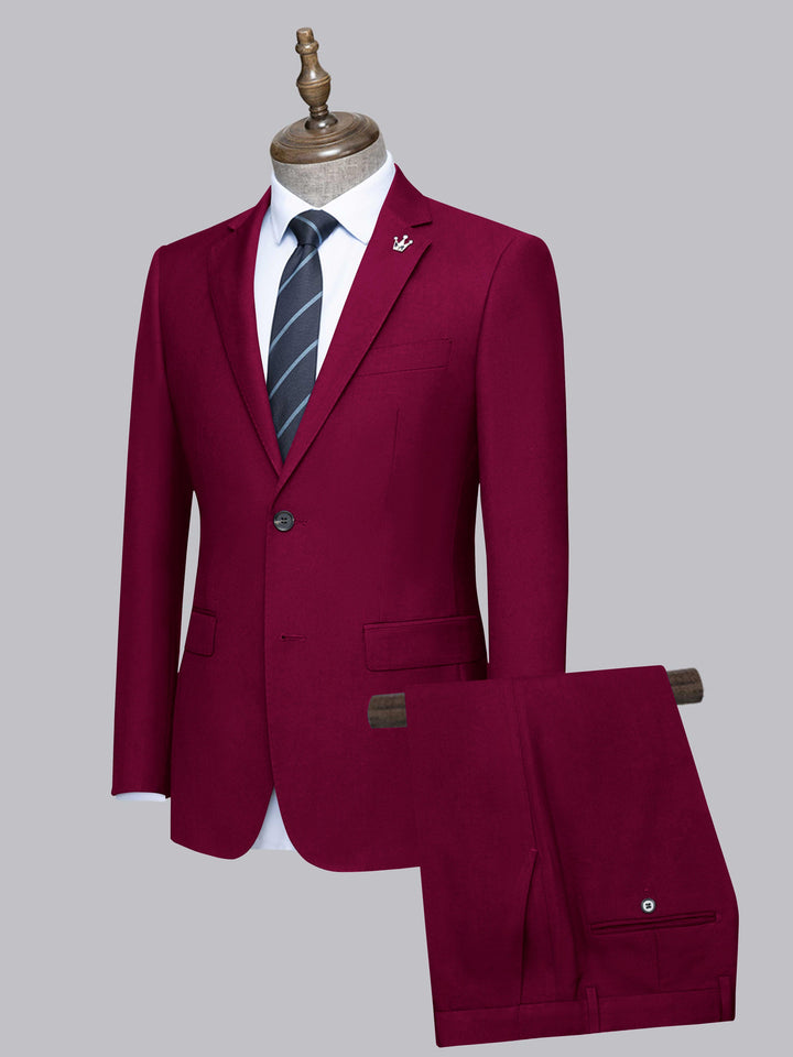 Slim Fit Two-Piece Wedding Suit for Men - gallery