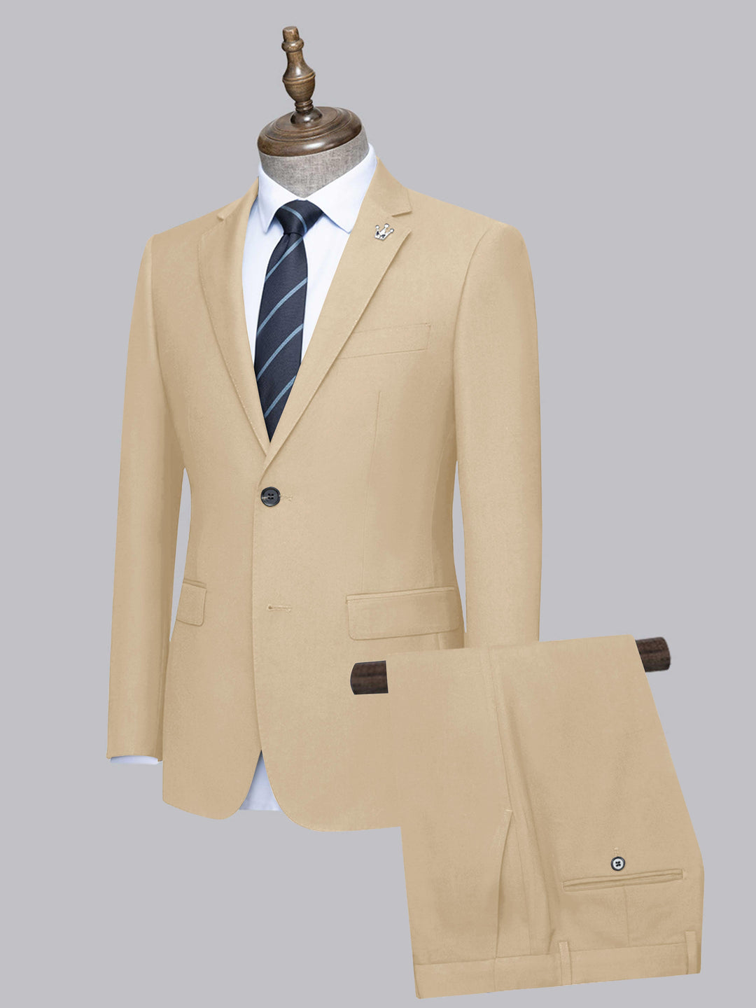 Slim Fit Two-Piece Wedding Suit for Men - gallery