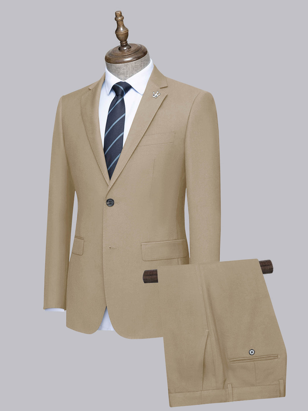 Slim Fit Two-Piece Wedding Suit for Men - gallery